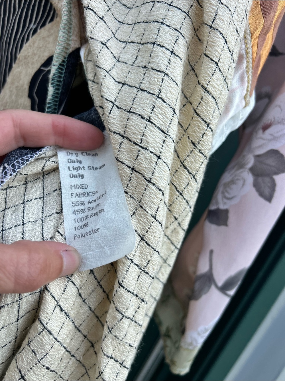 Mixed-Panel Boho Blouse - Yellow Stripe Mix - Picture 7 of 13